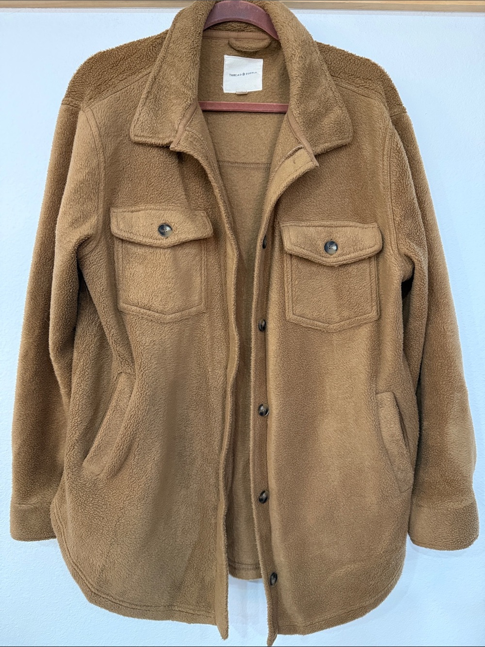 Thread & Supply Fleece Shacket